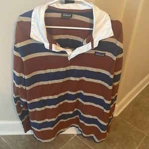Mens Patagonia striped long sleeve
